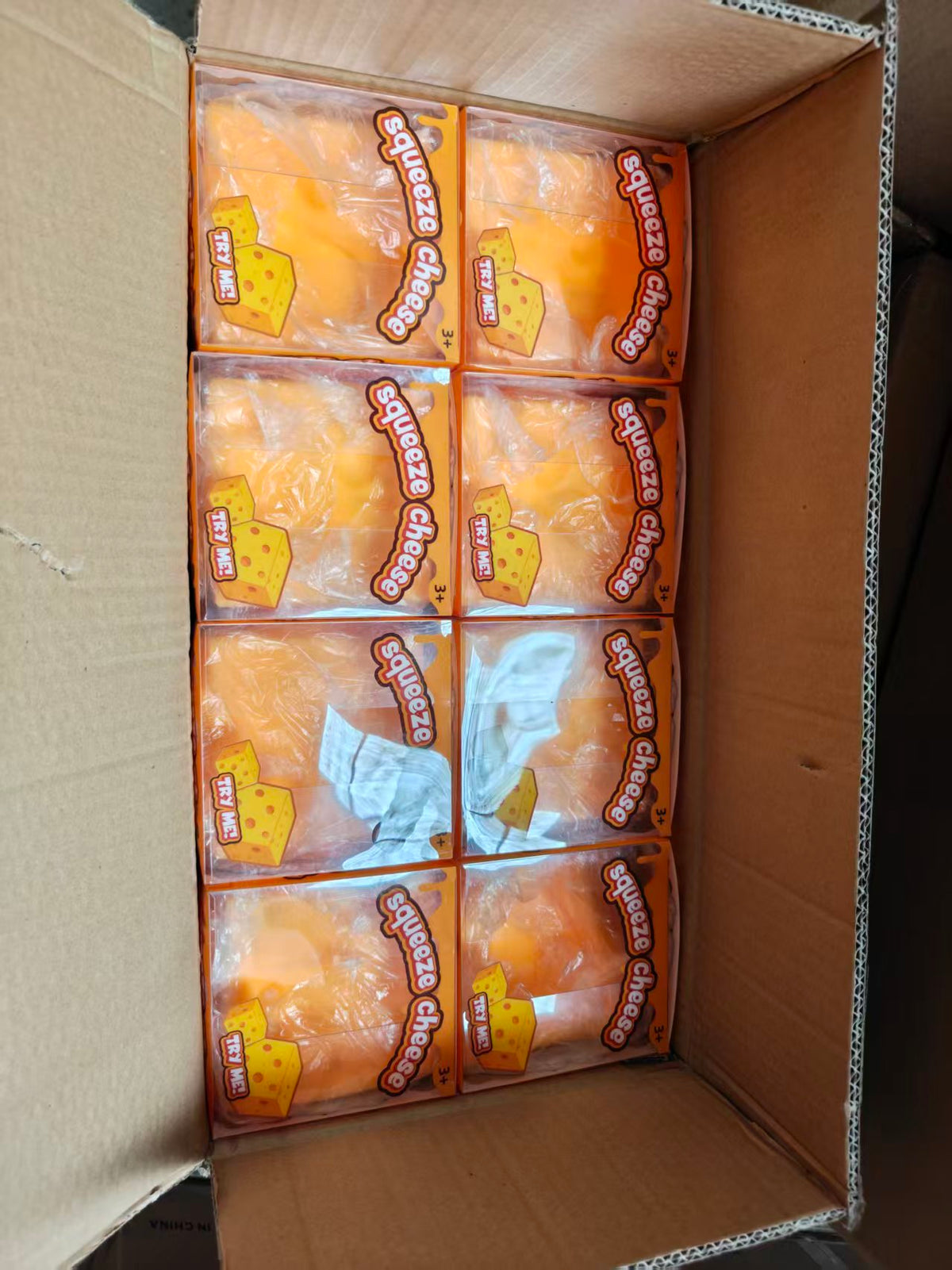 USA RTS_ 11cm Big Cheese Squishy Stress Relief Toy Soft Flour Filled_ miki