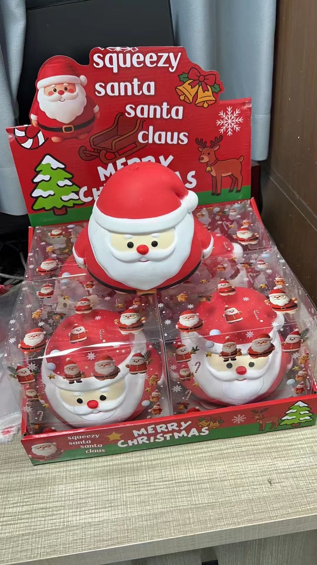 Jumbo Christmas Santa Claus Snowman Reindeer squishy toys _ miki