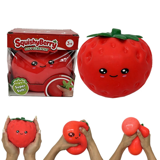 USA Presale_ big Strawberry emoji squishy toy _miki