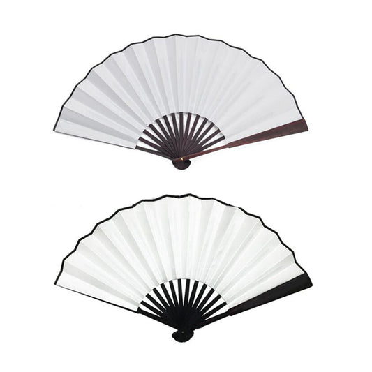 Sublimation Blank 8 Inch 10 Inch Rave Clack Folding Hand Fan Bamboo Foldable Handheld Fans for Women and Performance Festival_ miki