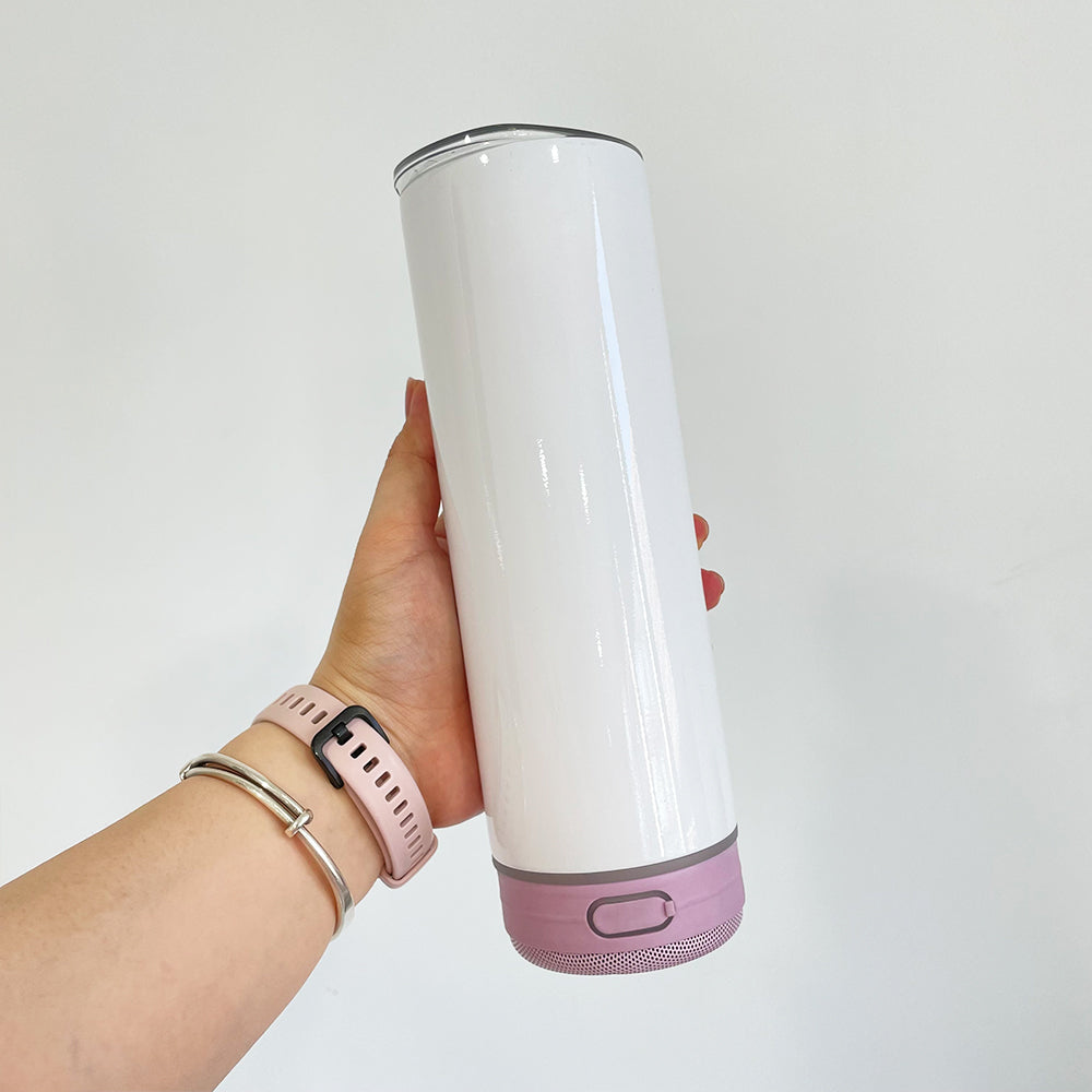 20oz sublimation bluetooth speaker tumbler_miki